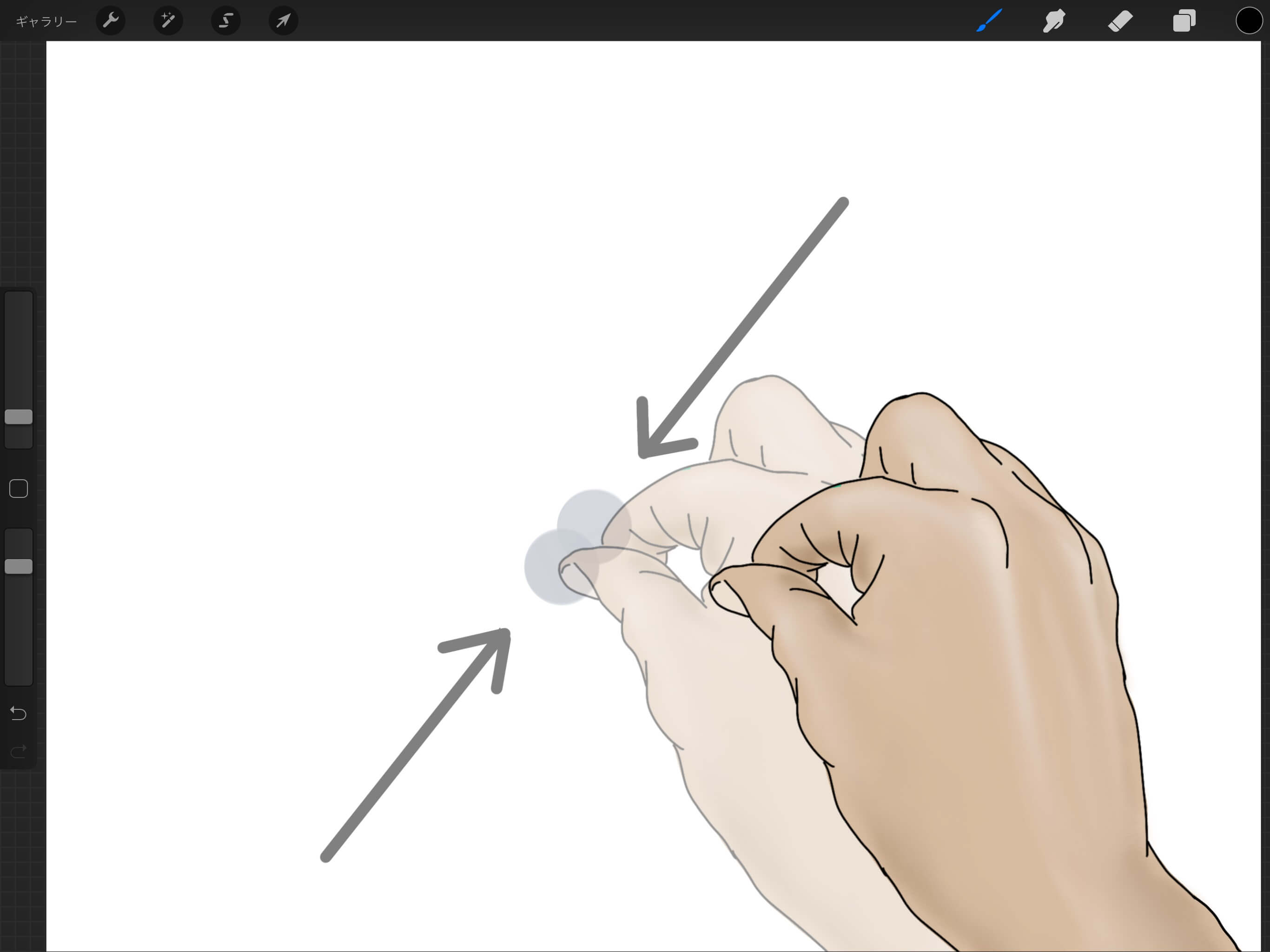 Procreateを素早く操作できるジェスチャーまとめ